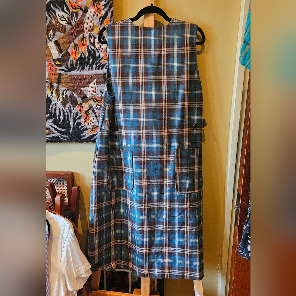 Sarahwear (Gravity Pope brand from Japan)blackwatch medium wool dress - Picture 3 of 3
